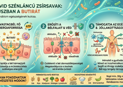 A rövid szénláncú zsírsavak – a butirát